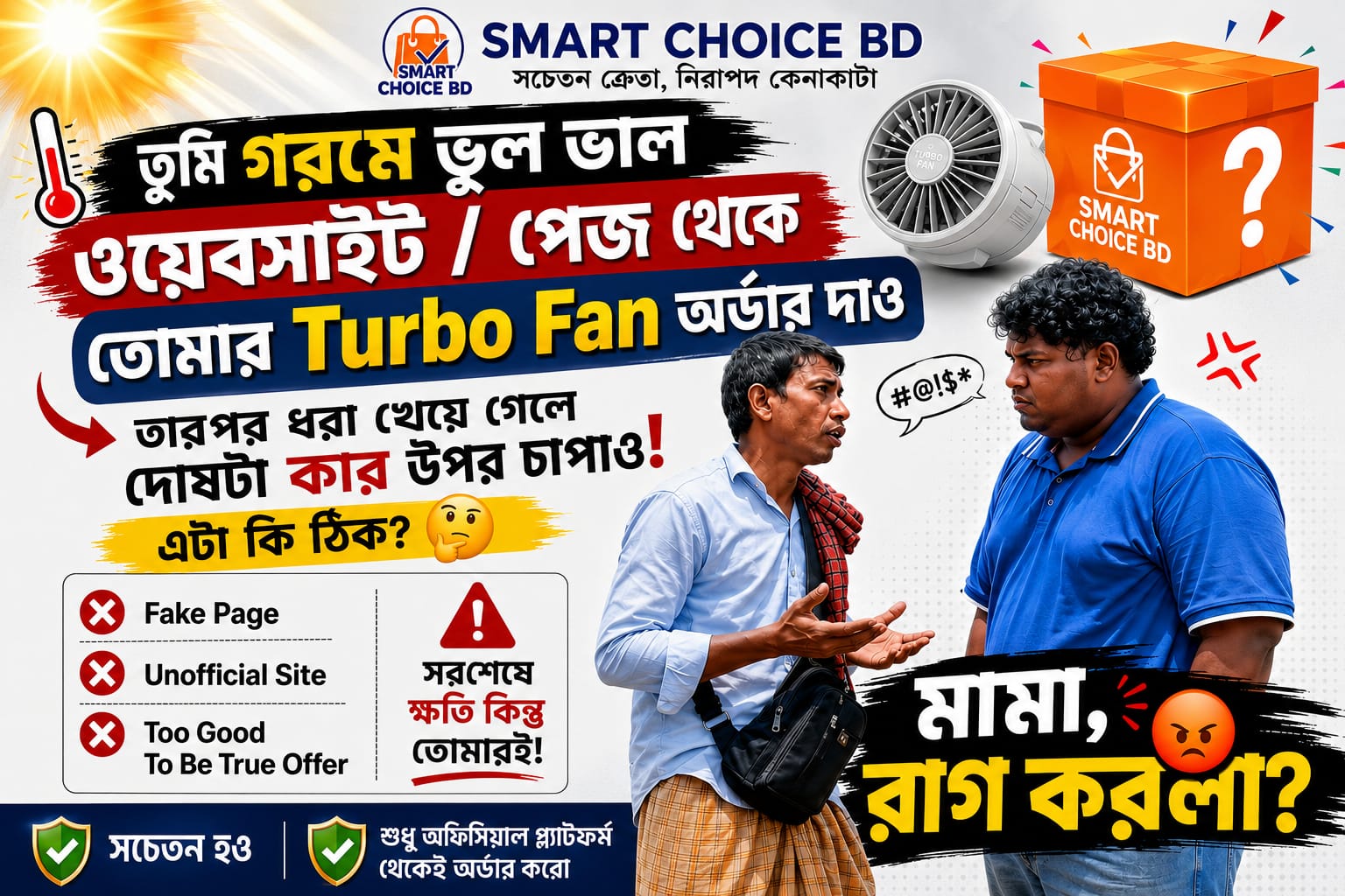 Smart Choice BD — শুধু অফিসিয়াল প্ল্যাটফর্ম থেকে অর্ডার করো